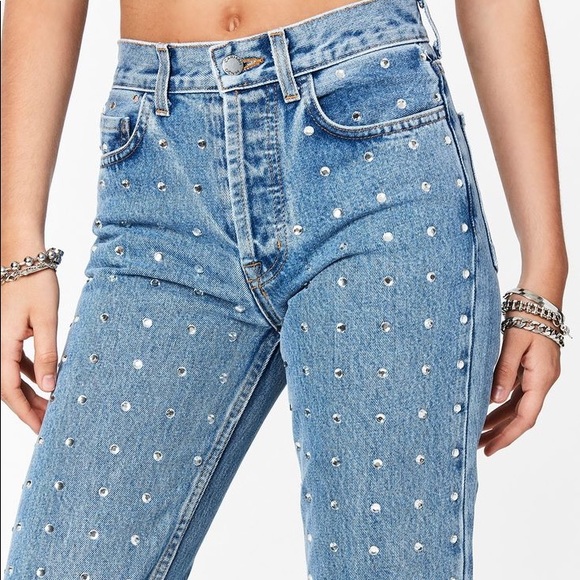 LF STORES x CARMAR DENIM STUDDED JEANS - NWT - Picture 1 of 5